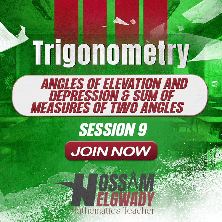 Angle of Elevation and Depression - Trigonometric Functions of Sum of two Angles