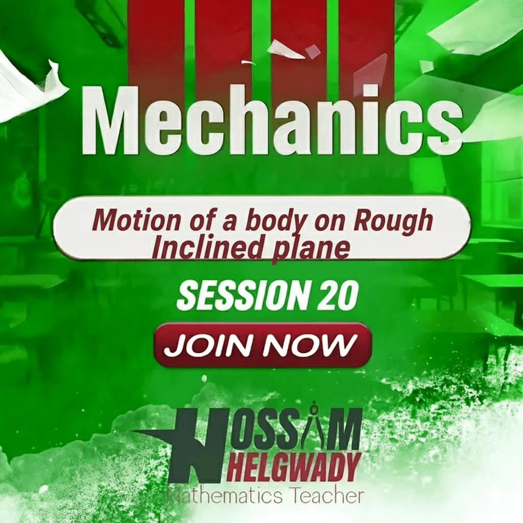 Motion of a body on Rough Inclined plane