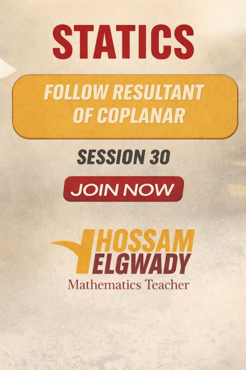 Follow resultant of coplaner