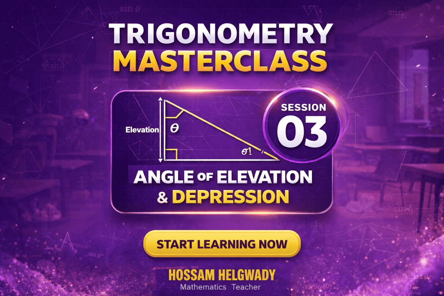 ANGLE OF ELEVATION & DEPRESSION