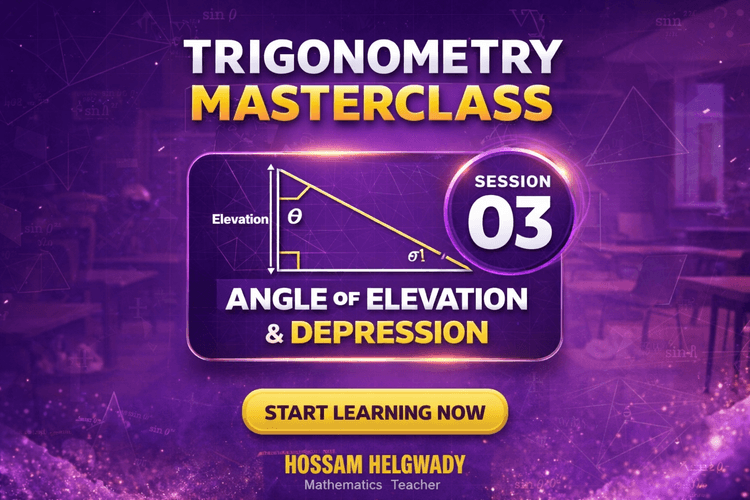 ANGLE OF ELEVATION & DEPRESSION
