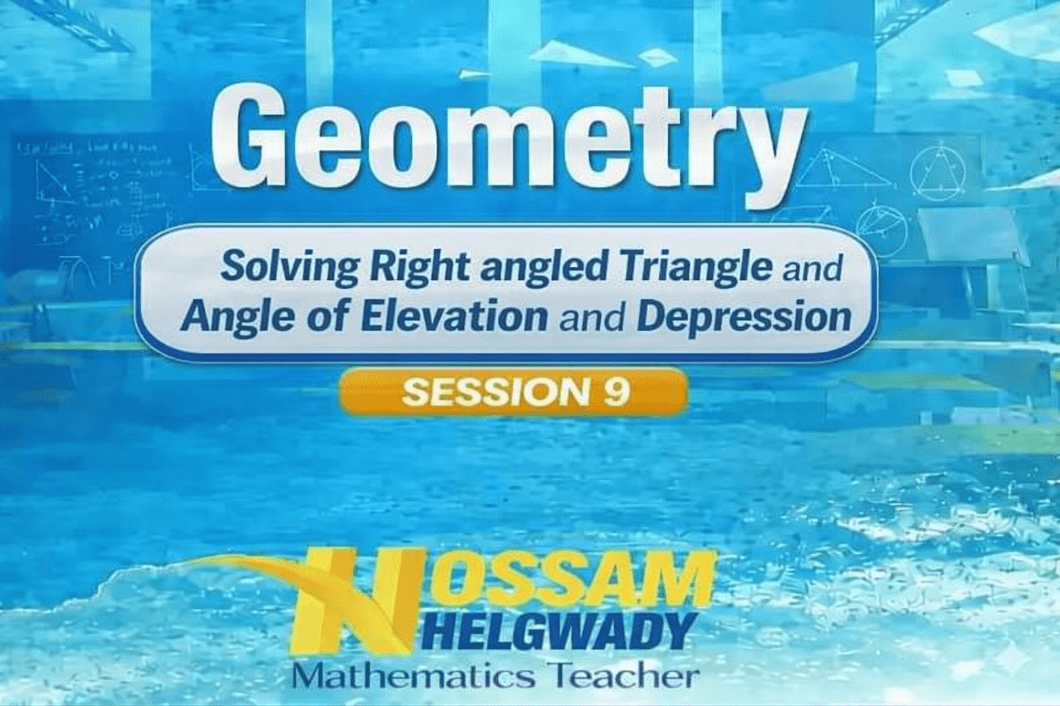 Solving Right angled Triangle and Angle of Elevation and Depression