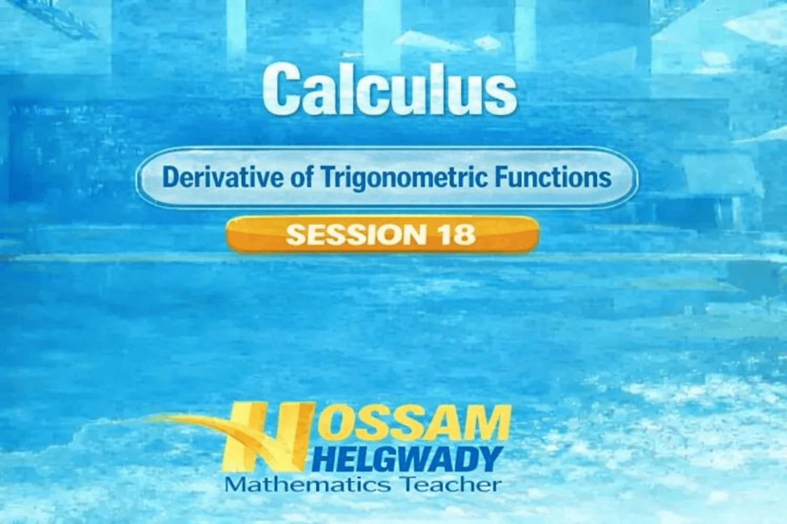 Derivatives of Trigonometric functions