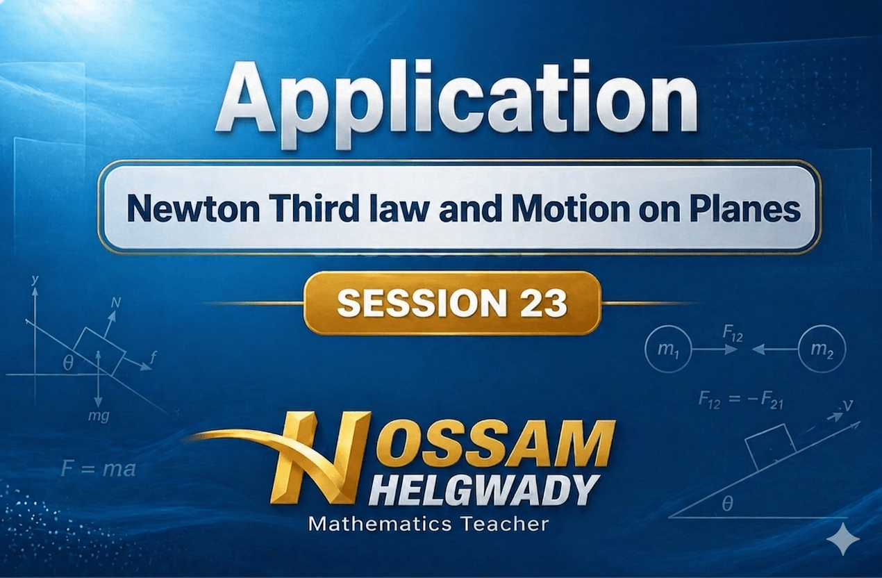 Newton Third law and Motion on Planes