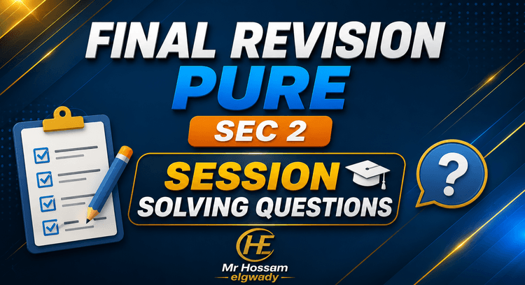 Final Revision (Pure) – Question Solving